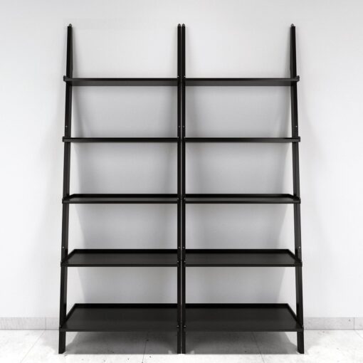 decornation black set of 2 ladder shelf