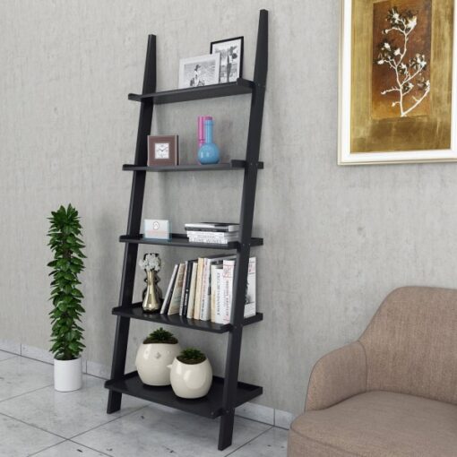 designer ladder shelf black low price