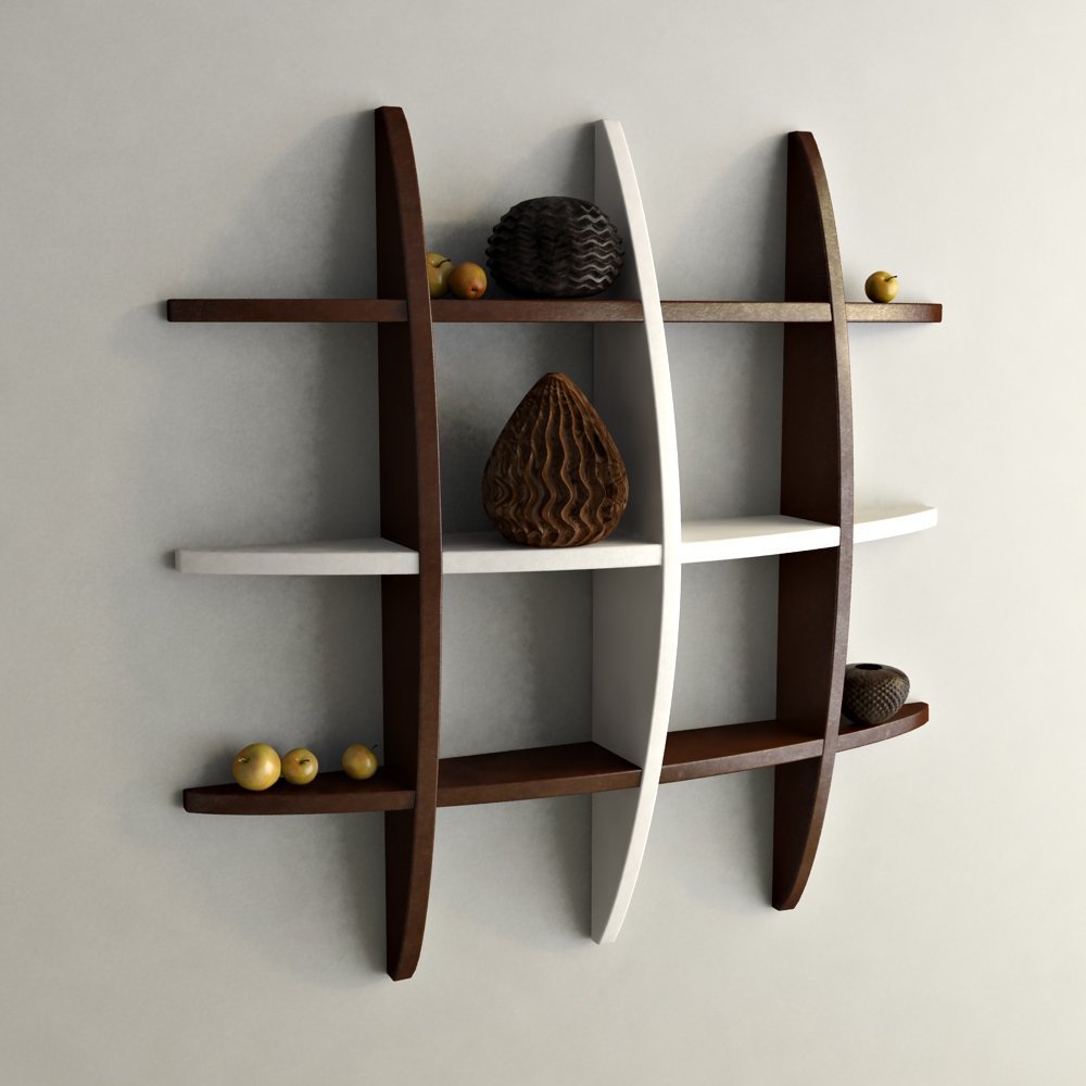 Wall shop decor shelves