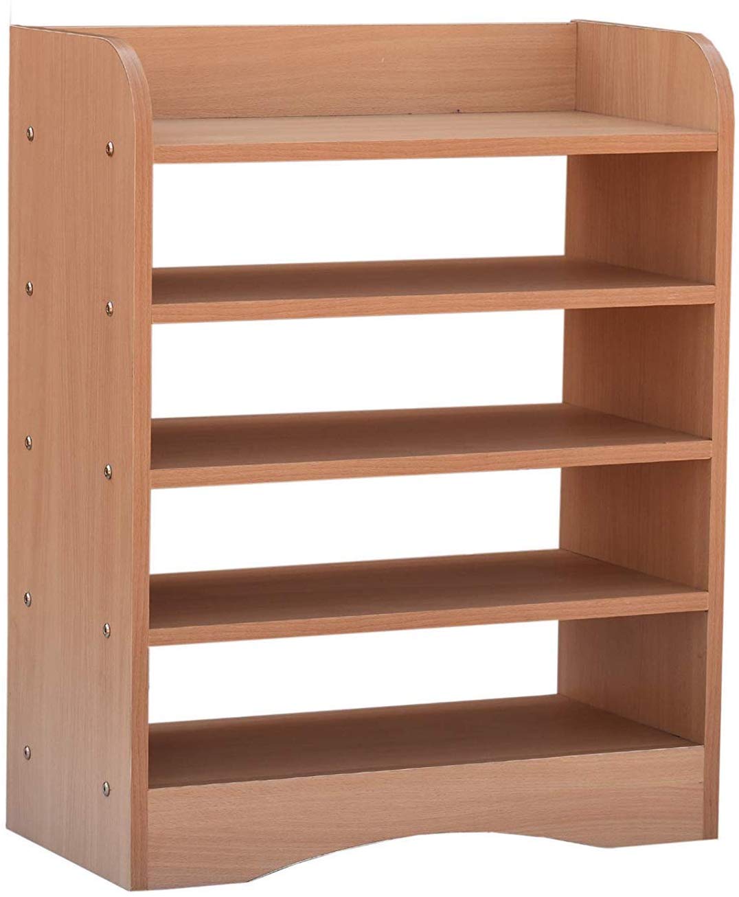Vegas 5 Tier Engineered Wood Shoe Rack - Bavarian Beech - Image 7
