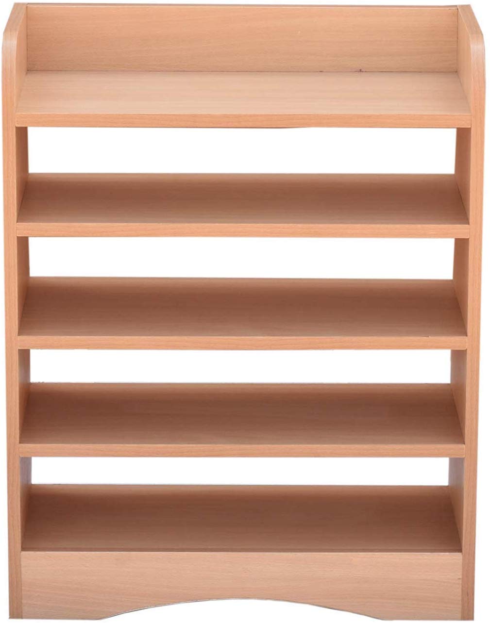Vegas 5 Tier Engineered Wood Shoe Rack - Bavarian Beech - Image 2