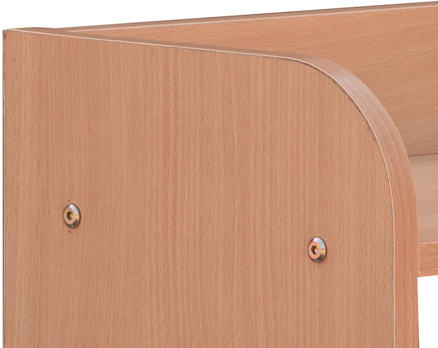 Vegas 5 Tier Engineered Wood Shoe Rack - Bavarian Beech - Image 5