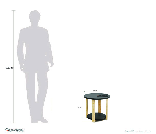 Juno Modern Round End Table - Image 4