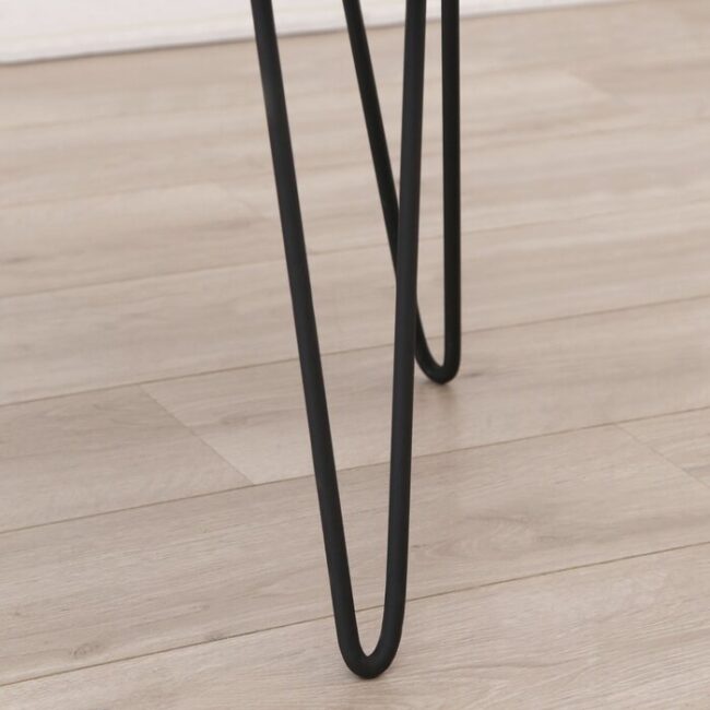 Tyria Wooden Circular 3 Legs Nesting Table Set of 2 - Dark Brown - Image 6