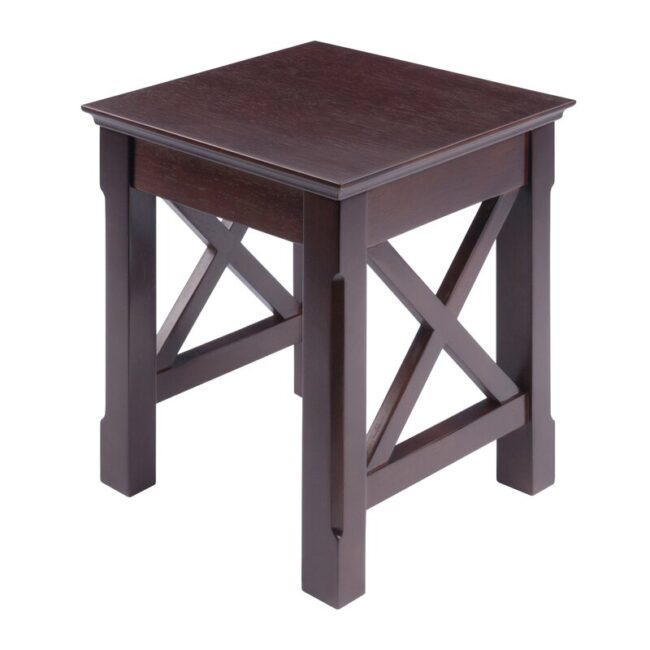Cerigo Wood 3 Piece Nesting Table - Brown - Image 2