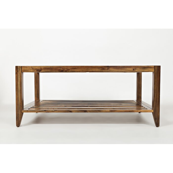 Nea Solid Wooden Coffee Table Light Brown Decornation Nea Solid Wooden Coffee Table Light, Lamar Console Table