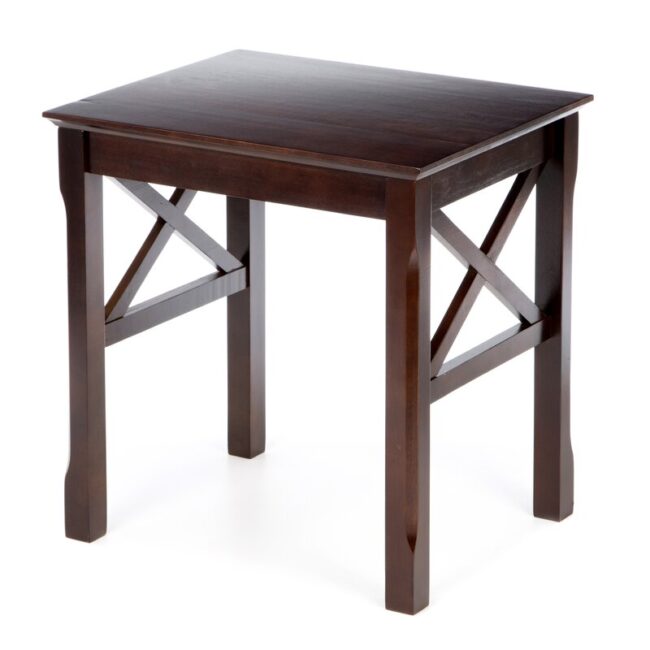 Cerigo Wood 3 Piece Nesting Table - Brown - Image 4