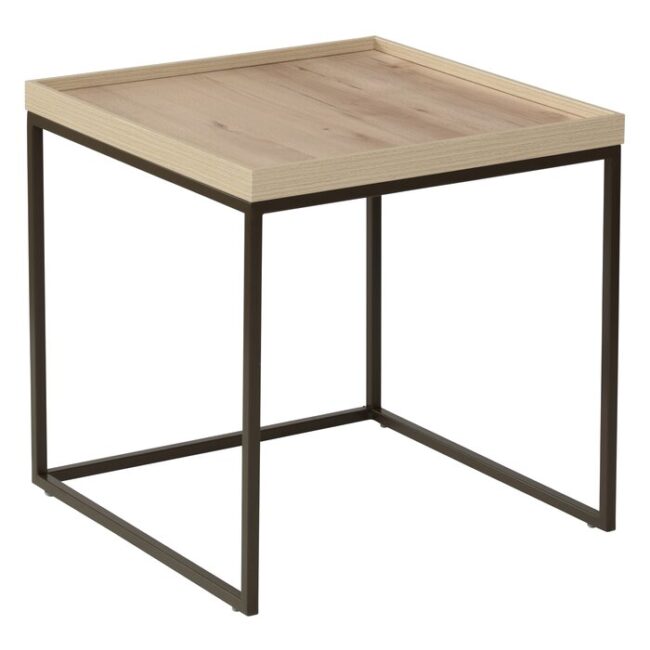 Athens Wooden Nesting Table Set of 3 - Light Brown - Image 3