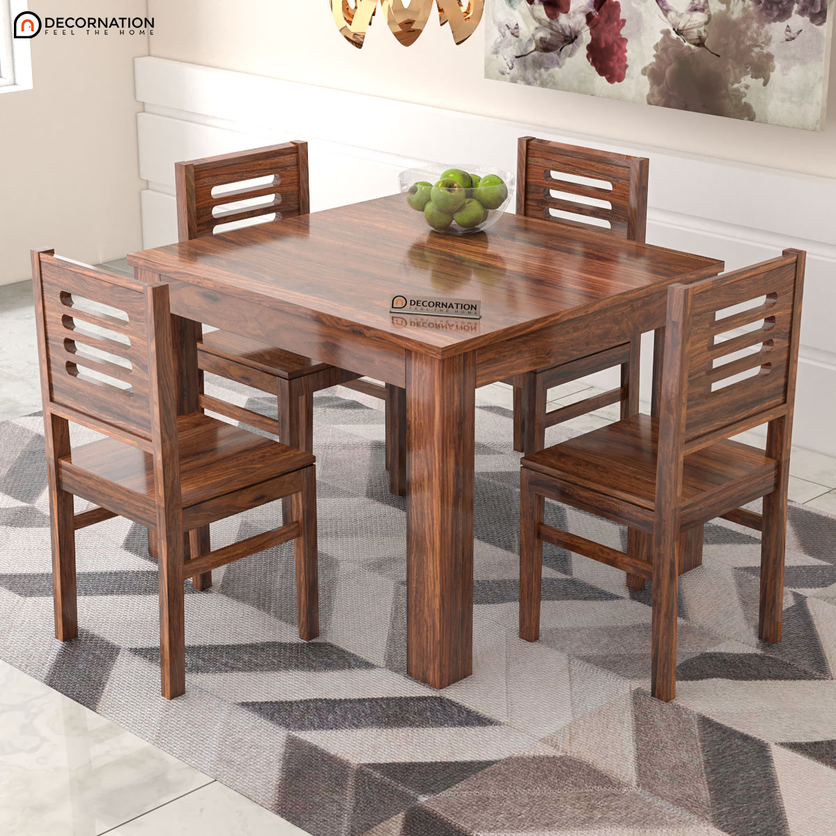 Oriana Solid Wood Dining Table Set | Dining Table Solid | philippines