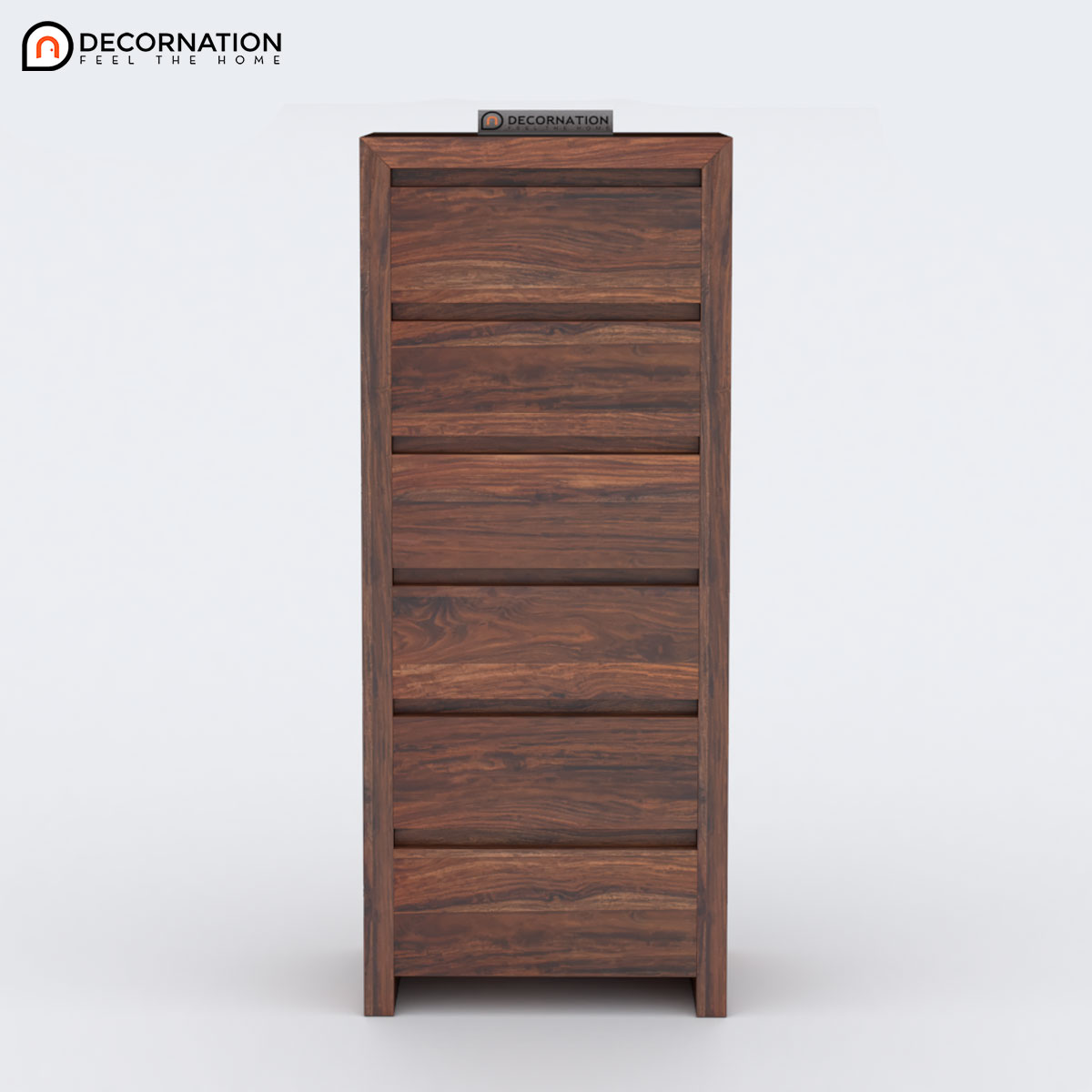 Sheesham wood chest of drawers, 23.5 x 15.5 inches, minimalistic design for modern bedroom storage