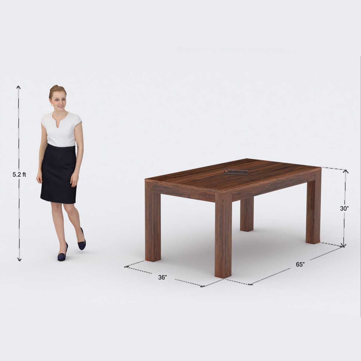 Blankenberge Wooden 6 Seater Dining Table Set - Image 8
