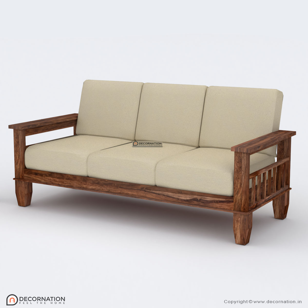 Argos Sofa Set - Brown - Image 4