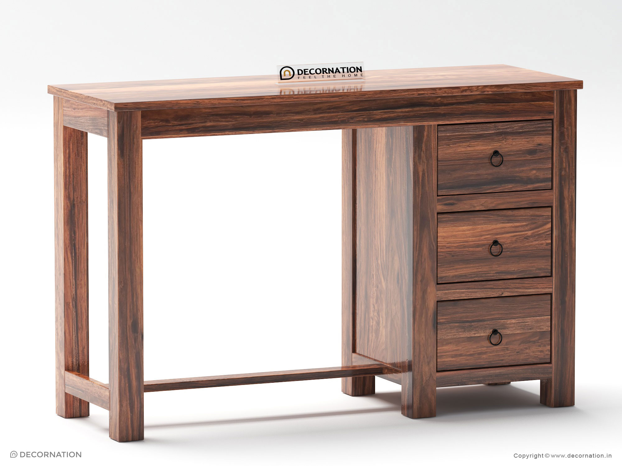 Skylar computer table with 45-inch width and 29.5-inch height — dimension infographic