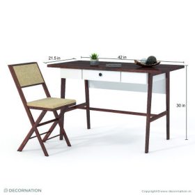 Jax Wooden Single Drawer Table - Image 5