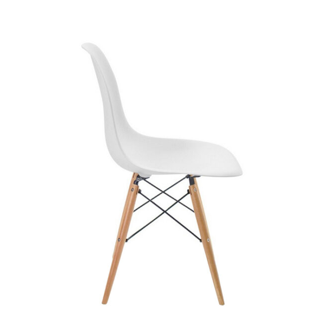 Aubrey Plastic Wooden Computer Chair - Image 9