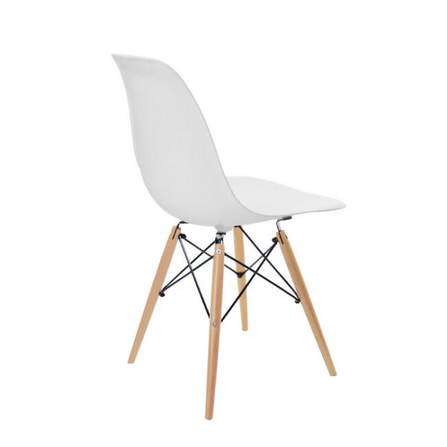 Aubrey Plastic Wooden Computer Chair - Image 10
