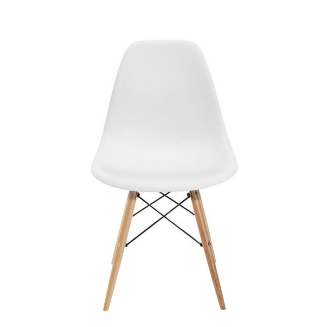 Aubrey Plastic Wooden Computer Chair - Image 8
