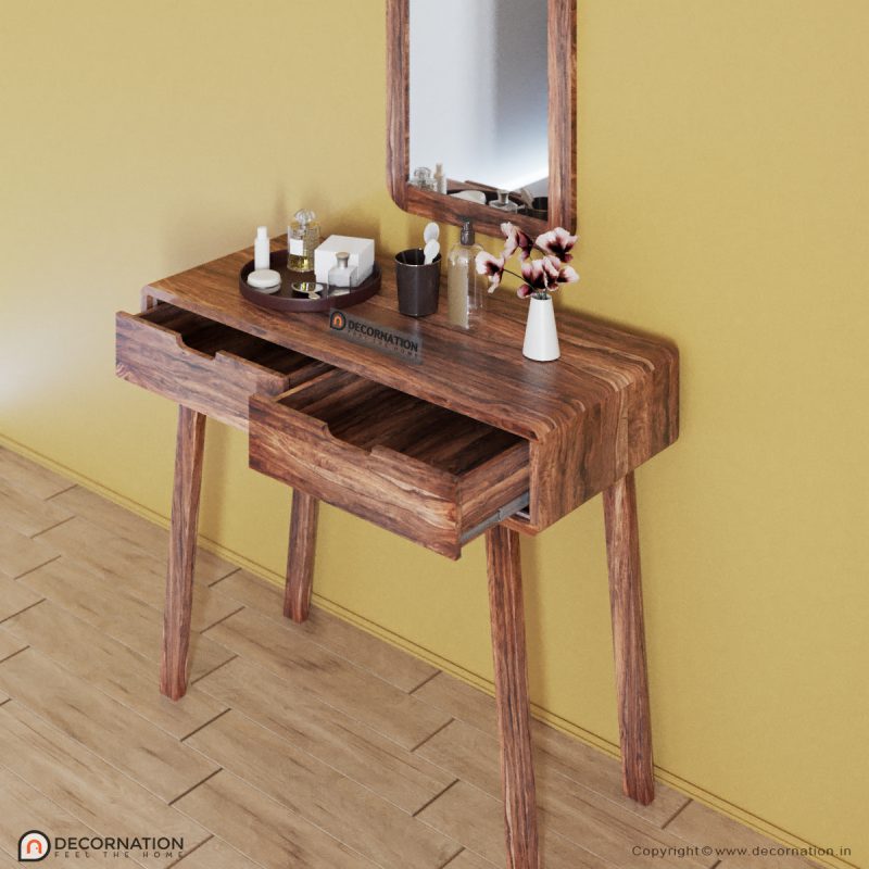 Arran Sheesham Wood Dressing Table Decornation