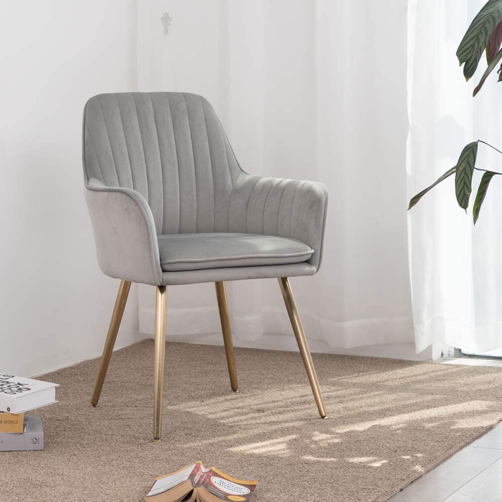Eula Modern Accent Dining Chair – Grey