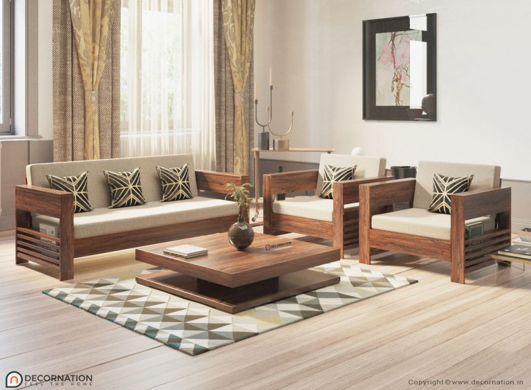 solid wood living room furniture set