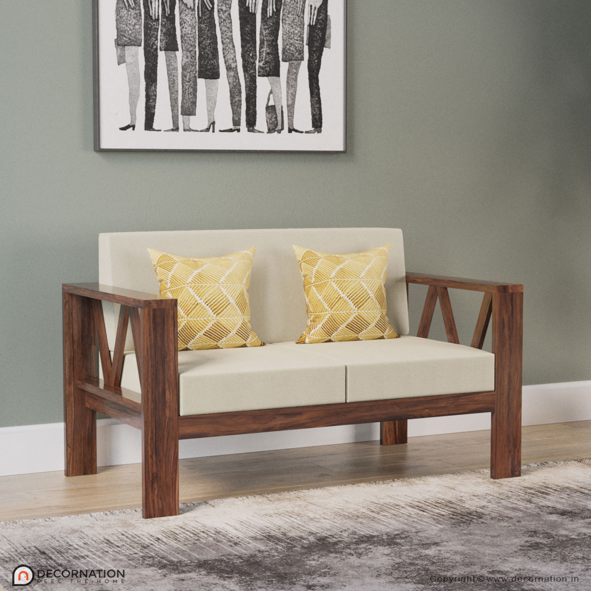 Livia 2 seater Sofa Set