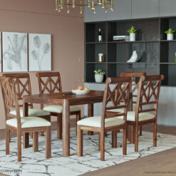 Ella Dining Table Set - 6 seater