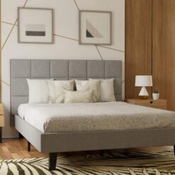 Julius Upholstered Platform Bed - Queen