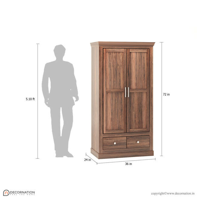 Dov Wooden Wardrobe - Image 5
