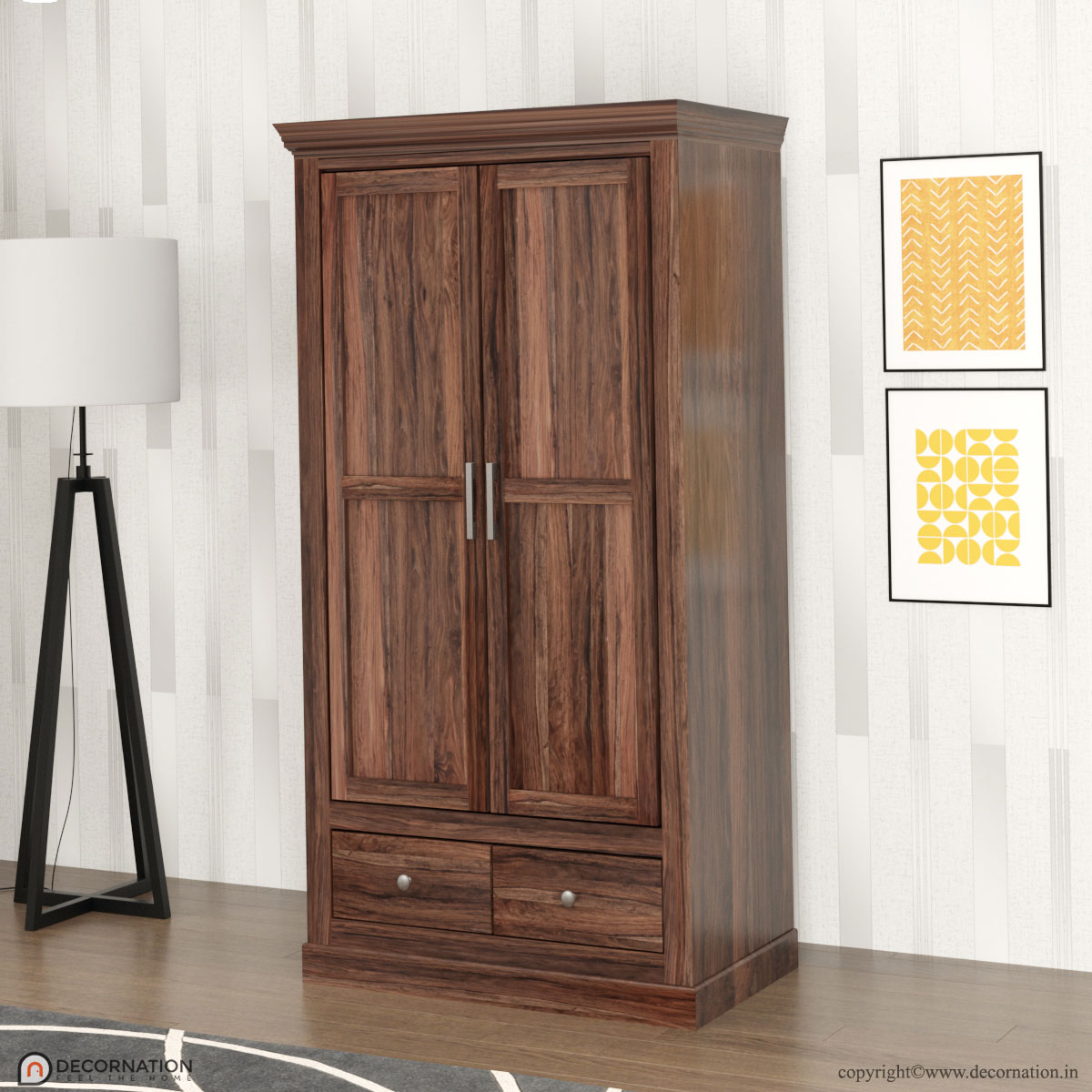 Dov Wooden Wardrobe