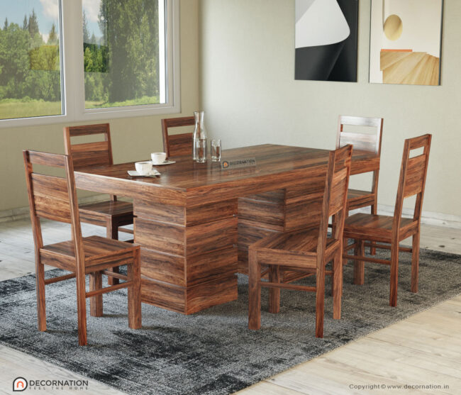 Jace Dining Table Set - 6 Seater - Image 2