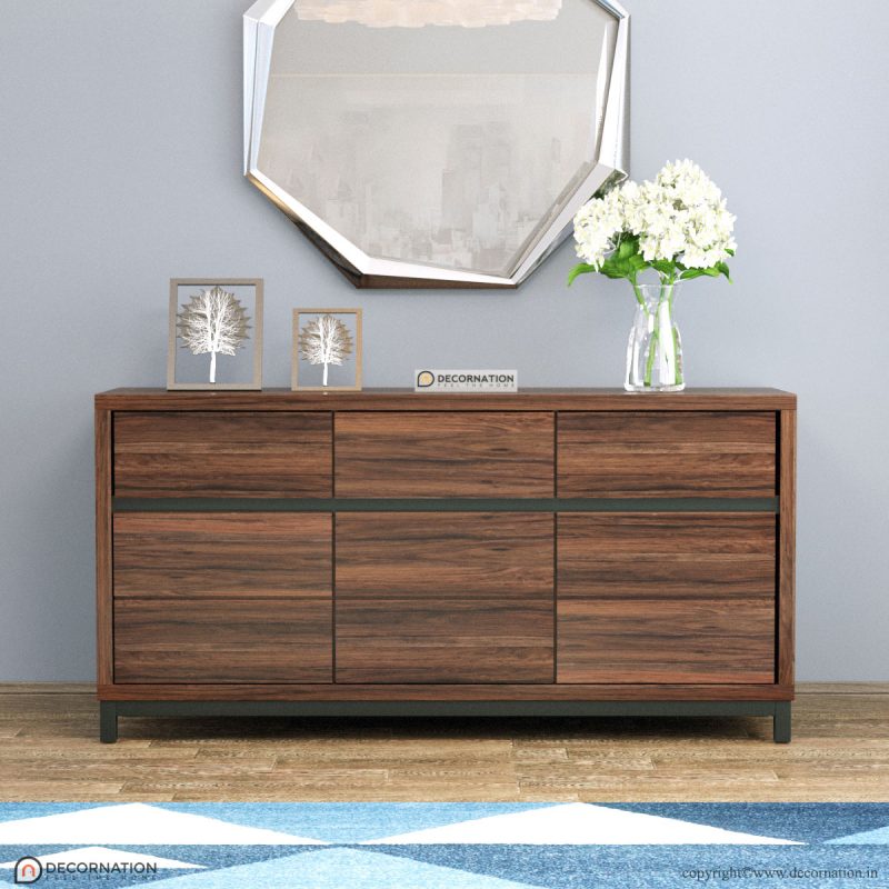 Remi Solid Wood Sideboard Decornation