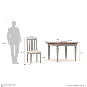Sierra Dining Table Set - 4 Seater - Image 5