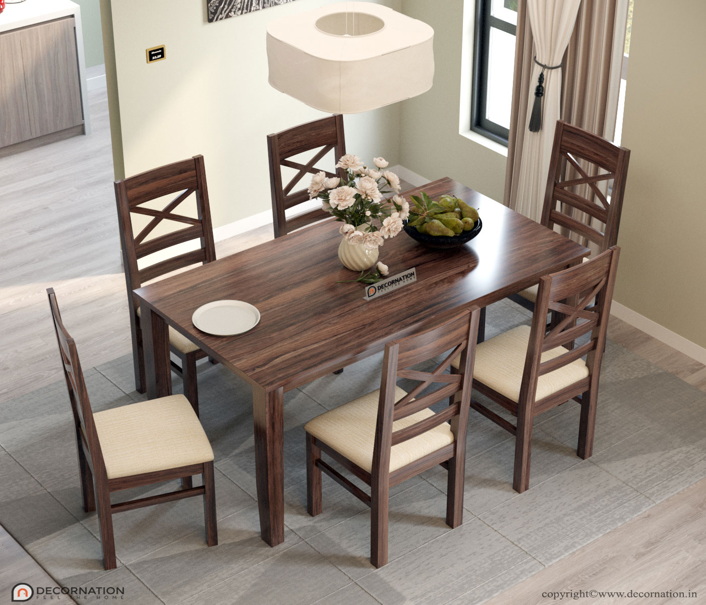 Sicily Dining Table With Chairs - Image 3