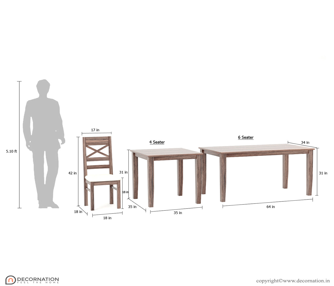 Sicily Dining Table With Chairs - Image 6