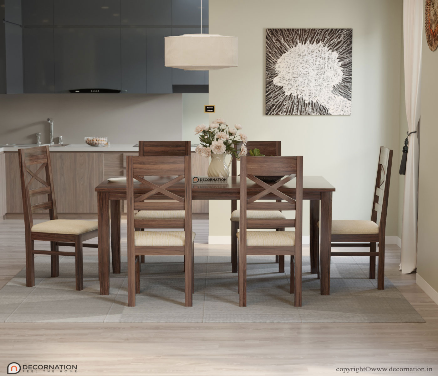 Sicily Dining Table With Chairs - Image 2