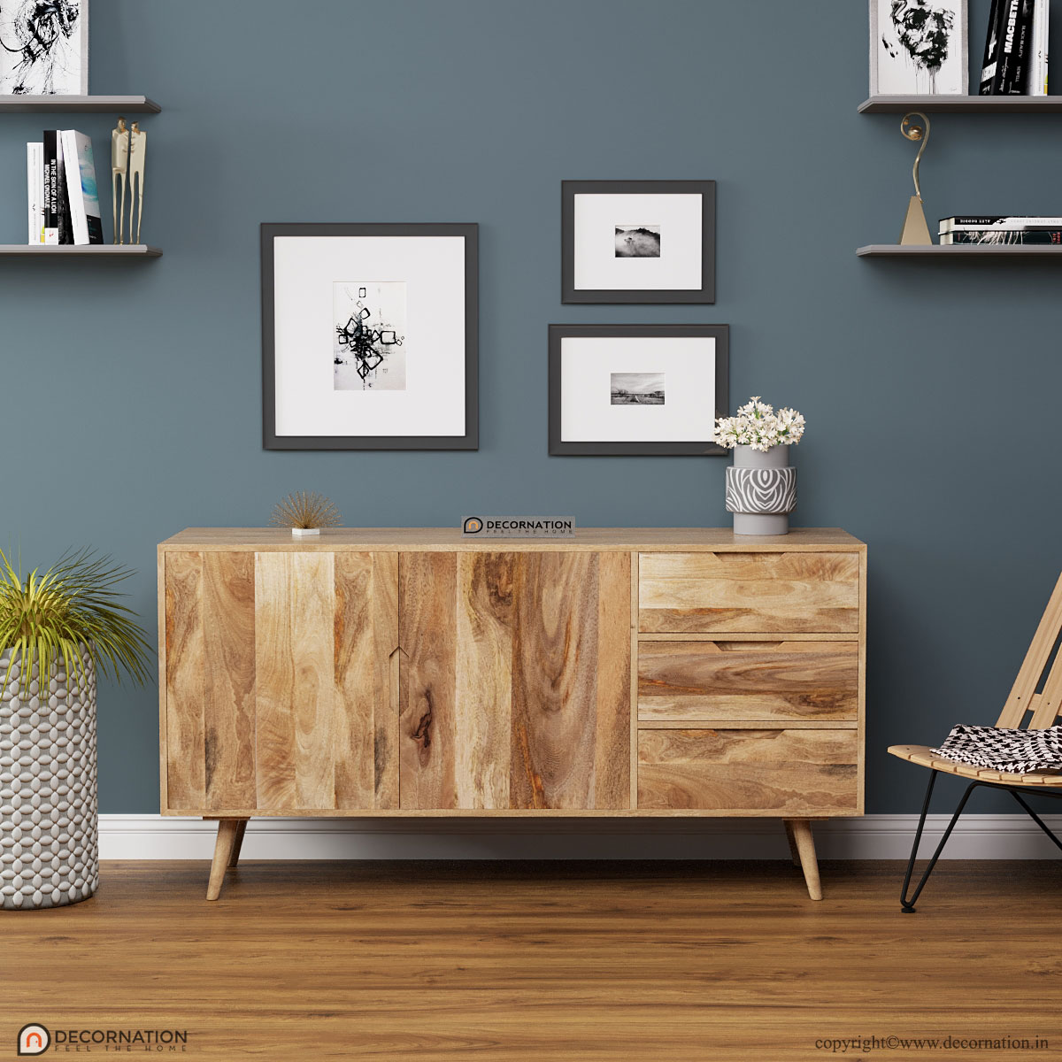 Denver Wooden Large Sideboard
