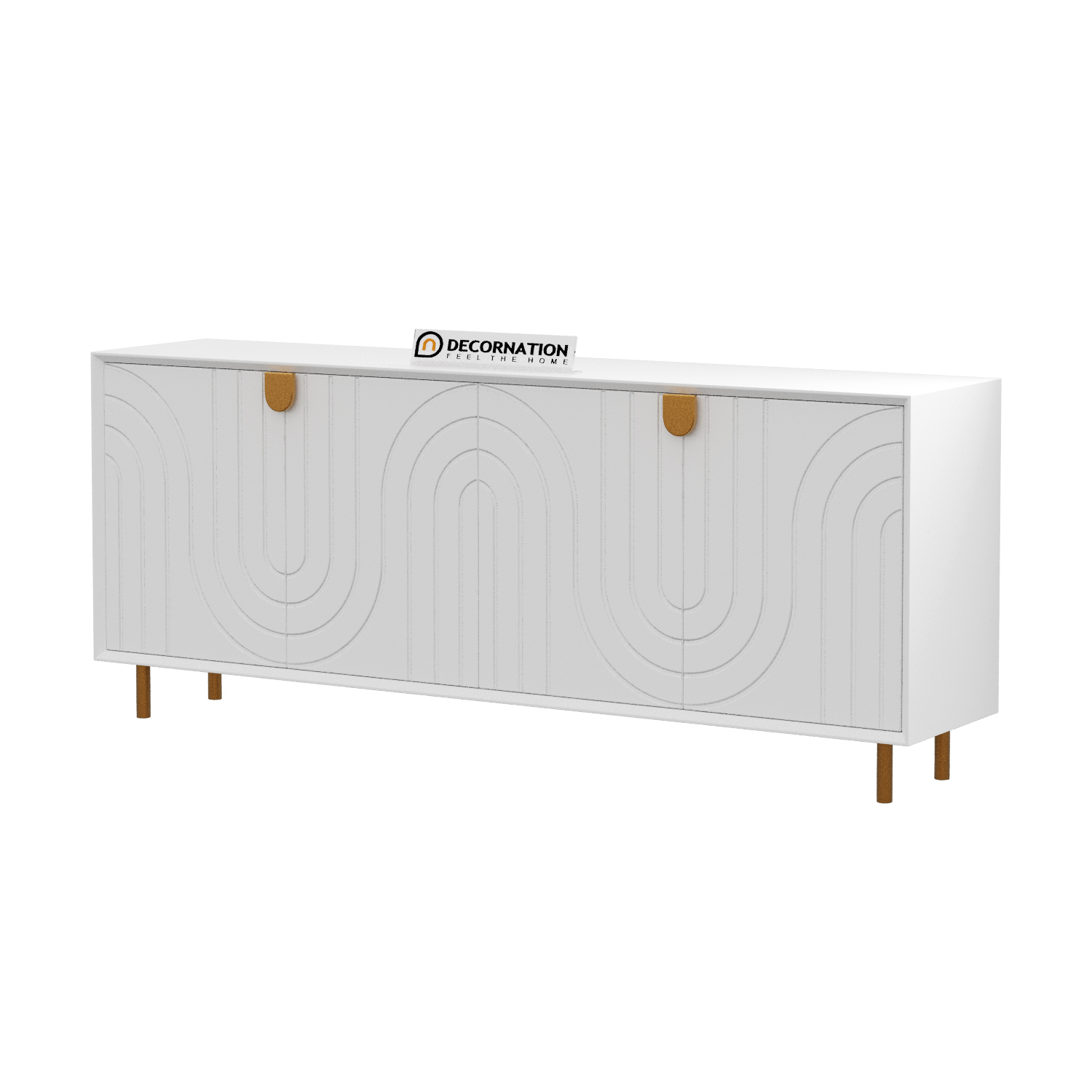 White-buffet-with-gold-detailing