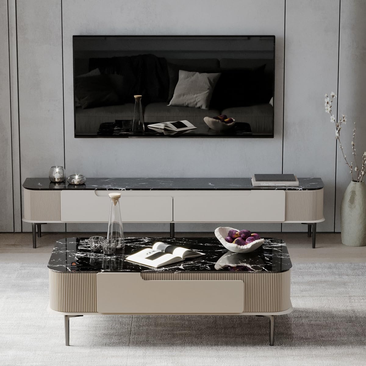 Faux-Marble-Top-Table